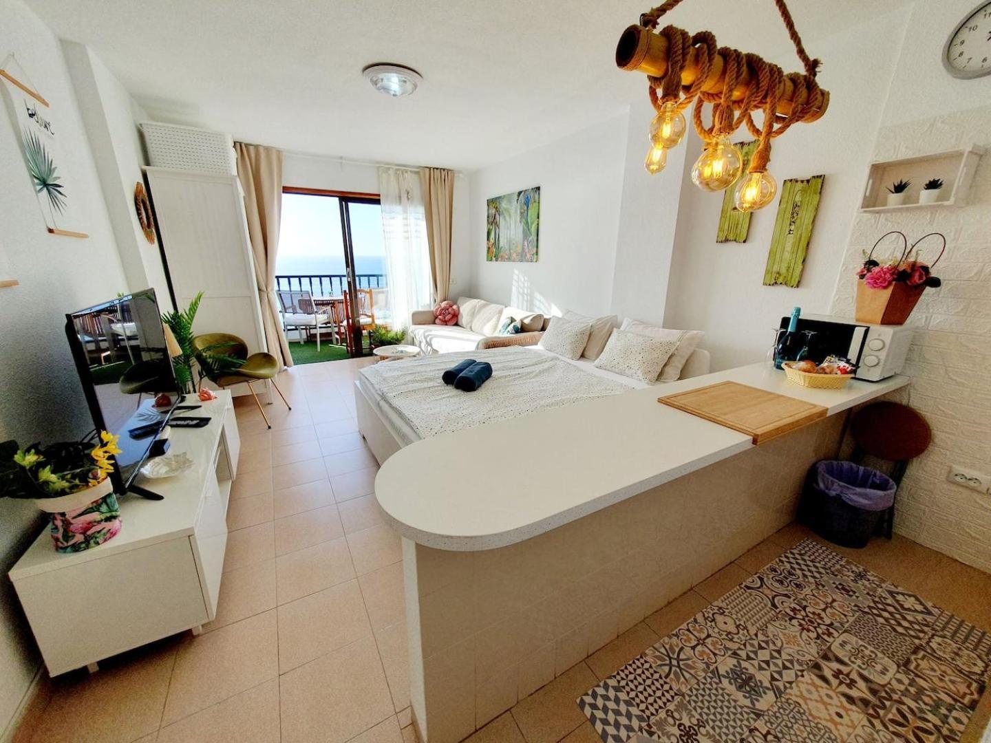 Ocean View Studio Apt By Dream Homes Tenerife Puerto de Santiago  Exterior photo